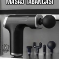 Masaj Tabancası 4 Başlıklı Kas ve Vücut Ağrıları İçin Şarjlı Darbeli