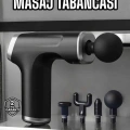 Masaj Tabancası 4 Başlıklı Kas ve Vücut Ağrıları İçin Şarjlı Darbeli