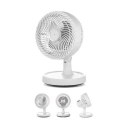 Masaüstü Mini Fan Sessiz Çalışan 2 Hızlı Otomatik Salınımlı Fan
