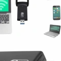 Mbps Wifi Alıcı Kablosuz Wifi Adaptörü Çift Band Çift Antenli