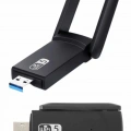 Mbps Wifi Alıcı Kablosuz Wifi Adaptörü Çift Band Çift Antenli