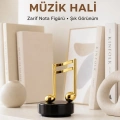 Melodious Music Altın Nota Figürlü Müzik Kutusu Yeni Nesil