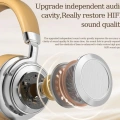 Metal Kulak Üstü Kablosuz Bluetooth Kulaklık Hybrid Anc Type-c Hızlı Şarj Bluetooth 6.0