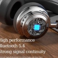 Metal Kulak Üstü Kablosuz Bluetooth Kulaklık Hybrid Anc Type-c Hızlı Şarj Bluetooth 6.0