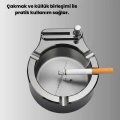 Metal Küllük Çakmaklı Masa Üstü Şık Tasarım