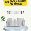 Metalize Reflektörlü Katlanabilir Araç Güneşliği – Yüksek Performanslı Isı ve UV Koruması