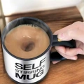 Mikser Kupa Yazılı Mug Bardak Karıştırma Özelliği