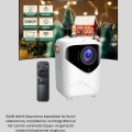 Mini Akıllı Projektör – 1080P Full HD, 64GB Depolama, 2GB RAM, Uzaktan Kumanda Destekli