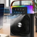 Mini Klima Fan Buharlı Soğutucu RGB Led Işıklı Taşınabilir Masaüstü Fan