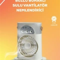 Mini Klima Fan | USBli, 7 Renk Gece Işığı, 3ü 1 Arada Fonksiyon