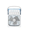 Mini Klima Fan | USBli, 7 Renk Gece Işığı, 3ü 1 Arada Fonksiyon