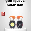 Mini LED Anahtarlık Fener – Şişe Açacağı, Tornavida, Düdük ve USB Şarj Özellikli