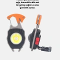 Mini LED Anahtarlık Fener – Şişe Açacağı, Tornavida, Düdük ve USB Şarj Özellikli