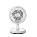 Mini Masaüstü Vantilatör Sessiz Çalışan 2 Kademeli Fan Otomatik Salınımlı
