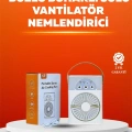 Mini USB Klima Fan | 3 Kademeli Spreyli Hava Soğutucu, Taşınabilir