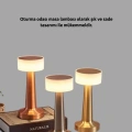Modern USBli Kablosuz Masa Lambası – Minimalist Tasarım, 3 Farklı Parlaklık
