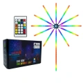 Modüler RGB LED Duvar Işığı Havai Fişek Efektli Uzaktan Kumandalı Yeni Nesil