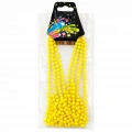 Neon Sarı Boncuk Kolye 80 Cm – Retro 80’ler 90’lar Parti Aksesuarı