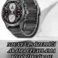 NFC ve Kablosuz Şarjlı Akıllı Saat EKG, Nabız & Spor Modları ile iOS ve Android Uyumlu