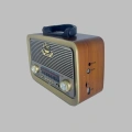 Nostalji Bluetooth Radyo FM AM SW Ahşap Eskitme Tasarım Yeni Nesil