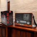 Nostaljik Görünümlü USB Girişli Bluetooth Bağlantılı Radyo