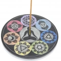 Obsidian Taşı 7 Çakra ( Chakra ) Tasarımı Tütsülük Ksk2214