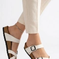 Opil Beyaz Cilt Terlik