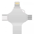 Otg 4in1 Cep Telefonu Çok Fonksiyonlu Usb Flash Bellek 128 Gb Type-c, Micro Sd Ve Kart Okuyucu