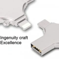 Otg 4in1 Cep Telefonu Çok Fonksiyonlu Usb Flash Bellek 128 Gb Type-c, Micro Sd Ve Kart Okuyucu