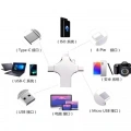 Otg 4in1 Cep Telefonu Çok Fonksiyonlu Usb Flash Bellek 128 Gb Type-c, Micro Sd Ve Kart Okuyucu