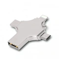 Otg 4in1 Cep Telefonu Çok Fonksiyonlu Usb Flash Bellek 64 Gb Type-c, Micro Sd Ve Kart Okuyucu