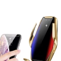 Otomatik Açılan Araç Telefon Tutucu Kablosuz Şarj ve Tek Elle Kullanım