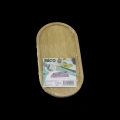 Oval Bambu Mini Tepsi - Yağdanlık Altlık 12 x 23.3 x 0.8 cm