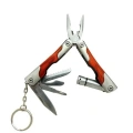 P 1172 Ahşap Mini Çok Amaçlı Pense / Çakı 7cm - Ahşap Metal Sap (multitool)