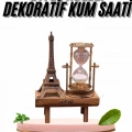Paris Eyfel Kulesi Hediyelik Eyfel Retro Kum Saati Dekoratif Eşya