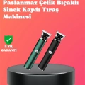 Paslanmaz Çelik Bıçaklı Sinek Kaydı Tıraş Makinesi Uzun Ömürlü