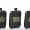 Paslanmaz Çelik Kabartmalı Tekli 6 Oz Matara Alk2666