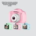 Pembe Mini 1080p HD Çocuk Kamera – 8MP, Video Kaydı,TF Kart Destekli