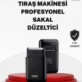 Pistonlu ve Örgülü Ağ Başlıklı Kart Tipi Traş Makinesi – Hafif, Güvenli, USB Şarjlı