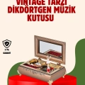 Piyano Şeklinde Balerinli Müzik Kutusu Takı Bölmeli Şık Model
