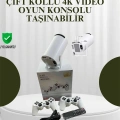 Portatif 4K Projeksiyon – 4.000 Uygulama, Kablosuz Yansıtma ve Bluetooth 5.0