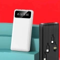 Powerbank 20.000 Mah LCD Ekran USB Lightning Type-C Uyumlu İOS ve Android