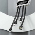 Powerbank 20.000 Mah LCD Ekran USB Lightning Type-C Uyumlu İOS ve Android