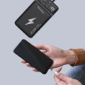 Powerbank Dahili Ekranlı 10000 mAh Çift Kablolu Yeni Nesil