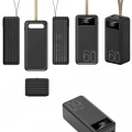 Powerbank Yüksek Kapasiteli 60.000 Mah Hızlı Şarj Şarj Özellikli Batarya