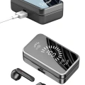 Powerbankli Bluetooth Kulaklık Yüksek Ses Aynalı Çift Dijital Gösterge Ekranı