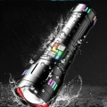 Pro F-3002 Alüminyum Tg Led Gece Şeritli Type-c Şarjlı El Feneri