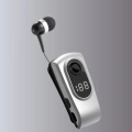 Profesyonel Bluetooth Kulaklık – Klipsli, Titreşimli, Dijital Göstergeli