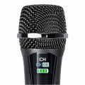 Profesyonel Çiftli Kablosuz Mikrofon Seti Karaoke Şarj Edilebilir 50 Metre