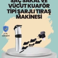 Profesyonel Erkek Tıraş Makinesi – Kablosuz, Paslanmaz Bıçaklı ve Tam Aksesuar